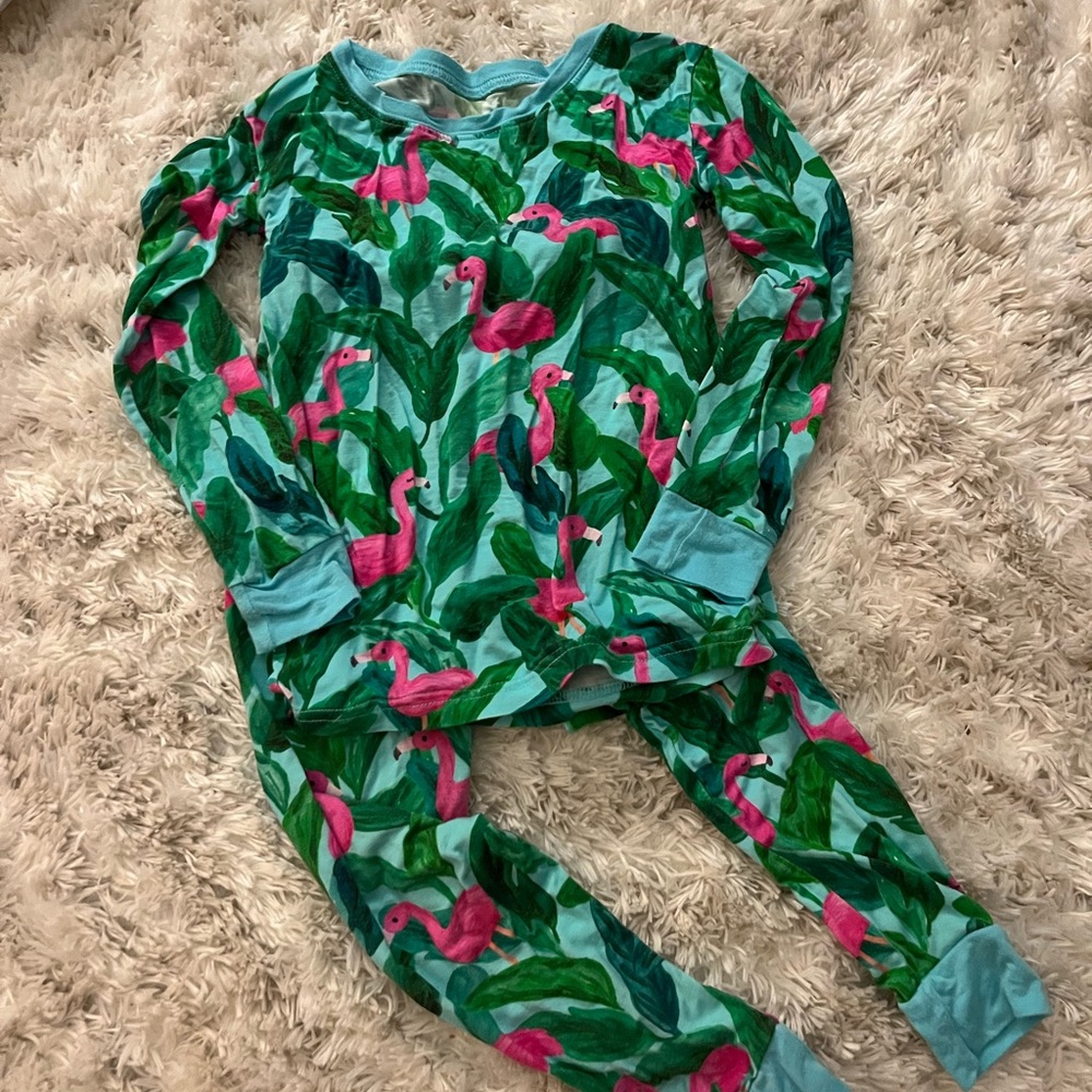 Little Sleepies Flamingo pajama set